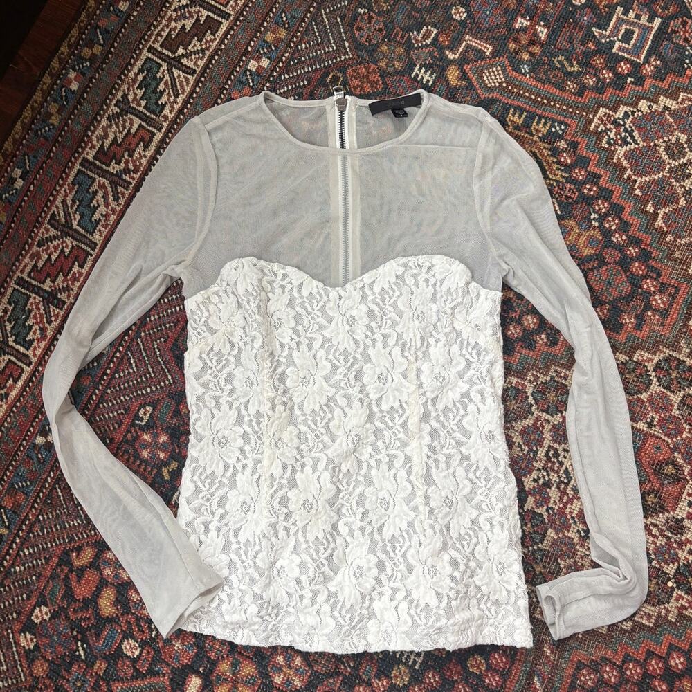 Joe's Bustiere Mesh Cut-Out Top